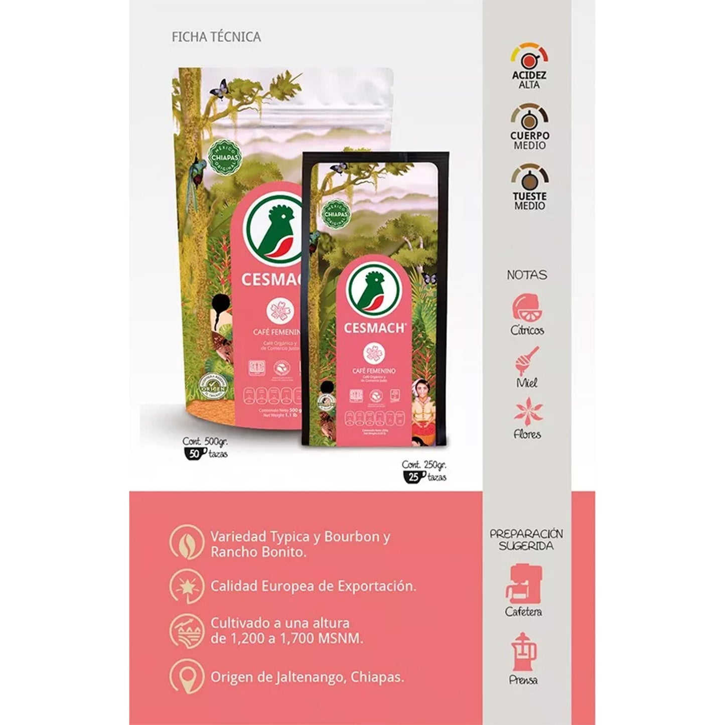 Café Femenino 500 g